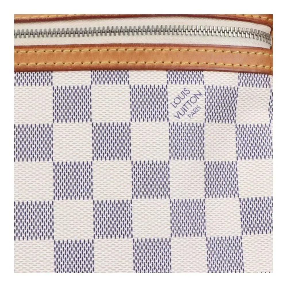 Louis Vuitton Pochette Bosphore Bag Damier Azur White